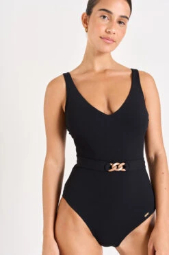 MAILLOT 1 PIECE Noir MANDINI BREHAT