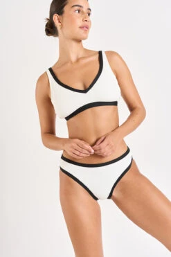 Maillot De Bain 2 Pièces Ecru LOCANA & REINE PAIMPOL