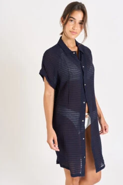 CHEMISE Bleu PALACA SOLOBEACH