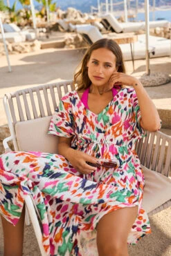 Robe De Plage Multicolore AKYRA COTMAKASSAR