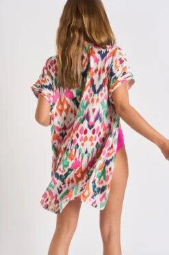 CHEMISE Multicolore PALACA COTMAKASSAR -Plage Femme 23e palaca cotmakas zhv11 dos