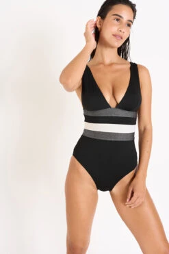 MAILLOT 1 PIECE Noir NICOLE NAXOS -Plage Femme 24E NICOLE NAXOS 41E01 DEV3