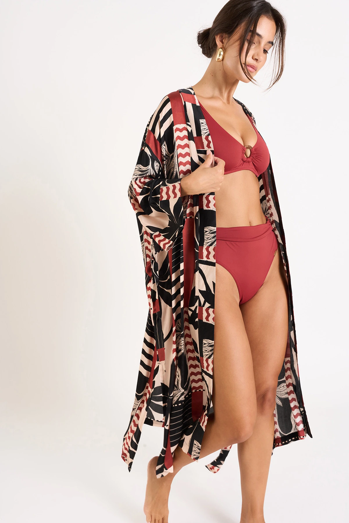 TUNIQUE BEACHWEAR Noir TOKYO MESQUIDA 1 TUNIQUE BEACHWEAR Noir TOKYO MESQUIDA