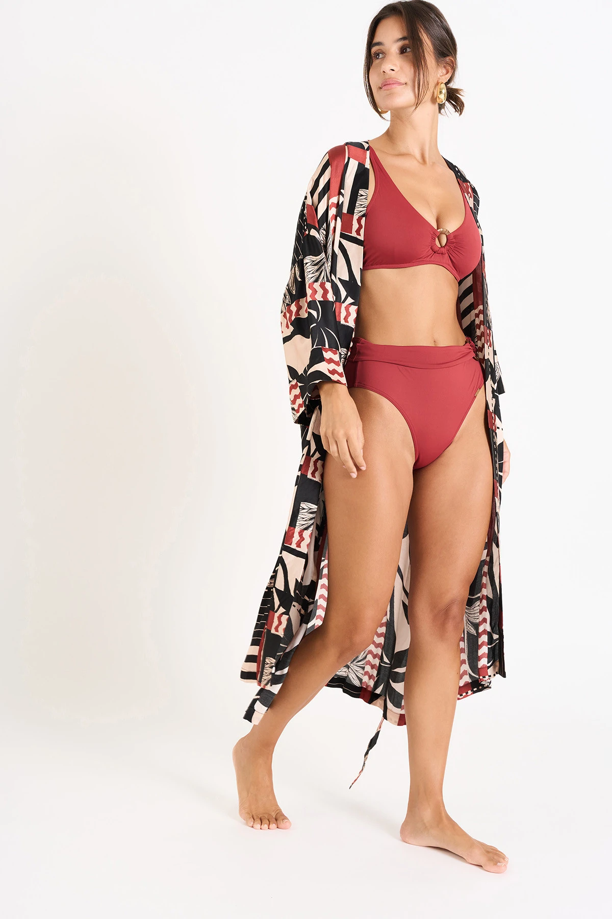 TUNIQUE BEACHWEAR Noir TOKYO MESQUIDA 5 TUNIQUE BEACHWEAR Noir TOKYO MESQUIDA – Image 5