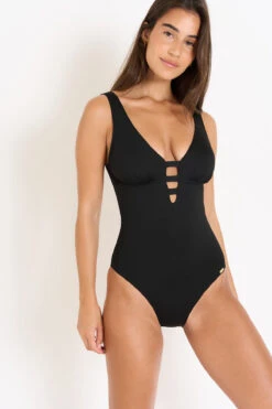 MAILLOT 1 PIECE Noir EMIKA LAVANDOU