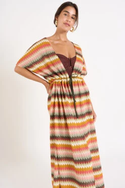 Robe Multicolore LIZAE MONDRAGO 8 Robe Multicolore LIZAE MONDRAGO -Plage Femme 24e lizae mondrago ziq87 dev