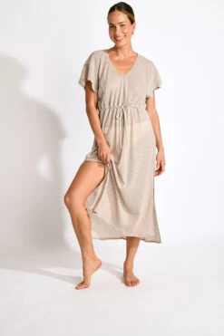 Robe Blanc AKYRA ELDORADO -Plage Femme 25E AKYRA ELDORADO MEB41 DEV2