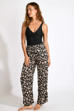 PANTALON BEACHWEAR Noir ALYA BAVAROSAT