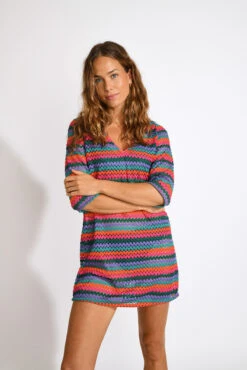 Robe Rose BADAMI FIGUERAL -Plage Femme 25e badami figueral mdu33 dev4