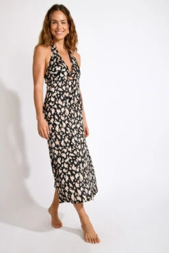 ROBE BEACHWEAR Noir DIANELLA BAVAROSAT -Plage Femme 25e dianella bavaro mjp01 dev1