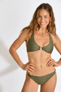 Maillot De Bain 2 Pièces Kaki EIGLAE & NOBLEA DORADAS -Plage Femme 25e eiglae doradas zjb97 noblea doradas zjb97 dev1 1