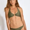 Maillot De Bain 2 Pièces Kaki EIGLAE & NOBLEA DORADAS