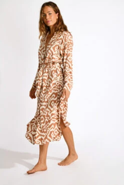 ROBE Marron SALINE GAROUPE 9 ROBE Marron SALINE GAROUPE -Plage Femme 25e saline garoupe zji08 dev8