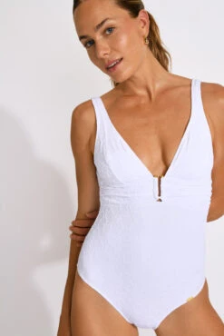 MAILLOT 1 PIECE Blanc ULTIMA GECKO