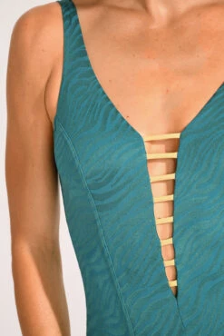 MAILLOT 1 PIECE Vert VOLUPIA BELLEMARE