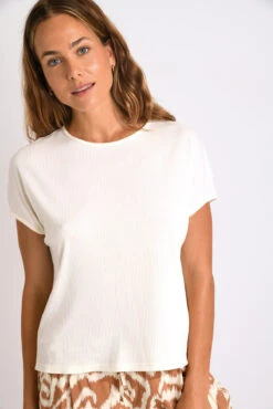 TSHIRT Blanc YALDA VARGAS -Plage Femme 25e yalda vargas mgc11 dev