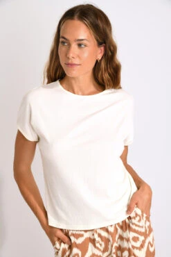 TSHIRT Blanc YALDA VARGAS