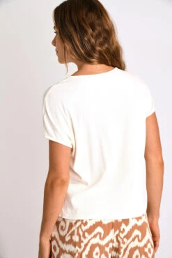 TSHIRT Blanc YALDA VARGAS -Plage Femme 25e yalda vargas mgc11 dos
