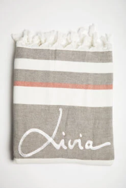 Serviette De Plage Kaki GIORGOS FOUTAS -Plage Femme 71e giorgos foutas tow97 dev6