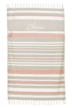 Serviette De Plage Kaki GIORGOS FOUTAS -Plage Femme 71e giorgos foutas tow97 dos