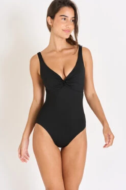 MAILLOT 1 PIECE Noir NANCIE LAVANDOU