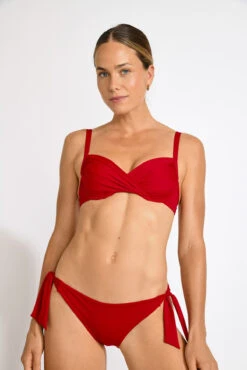 Maillot De Bain 2 Pièces Rouge SASKIA & JUSTE LAVANDOU