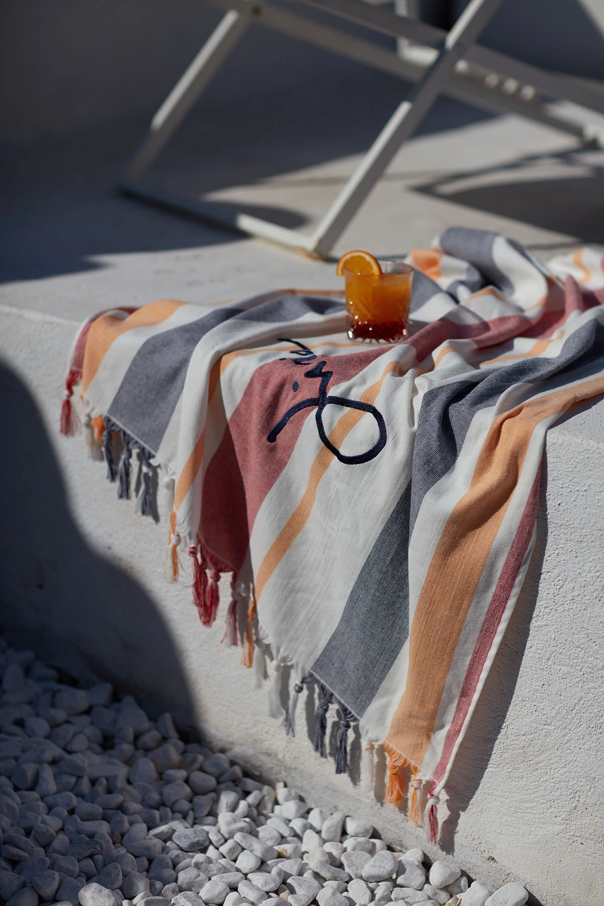 Serviette De Plage Multicolore JAZMINE FOUTAS 1 Serviette De Plage Multicolore JAZMINE FOUTAS